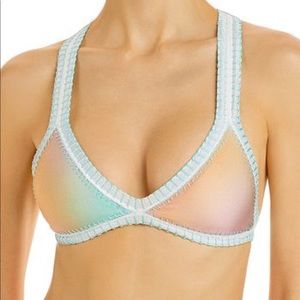 Platinum Swimwear inspired by Solange Ferrarini Light Ombré Crochet Bikini Top